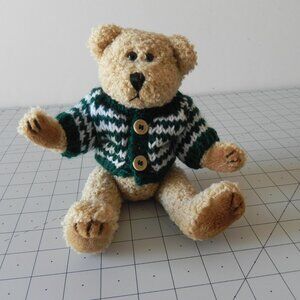 Chrisha Playful Plush Bear with Sweater Jointed 1988
